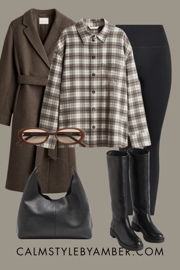 plaid shirt outfit 2026