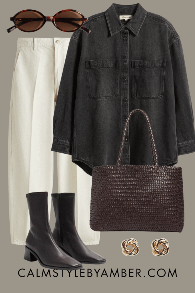 how to style oversized shirt for winter 2025