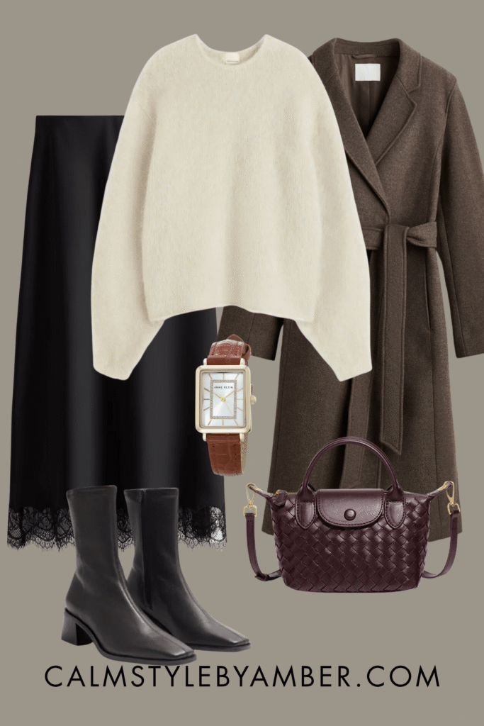 how to style satin skirt