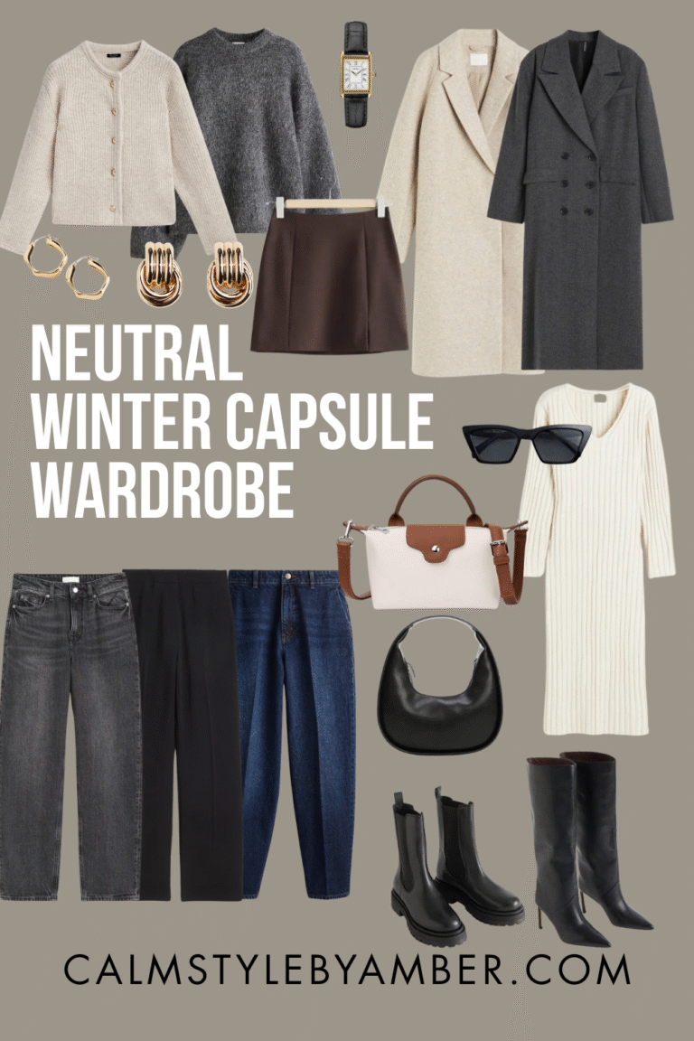 20-Piece Neutral Winter Capsule Wardrobe