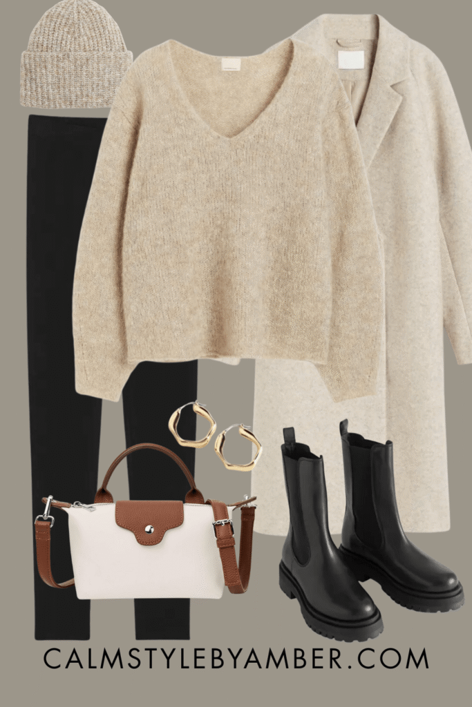 neutral winter capsule wardrobe 2025