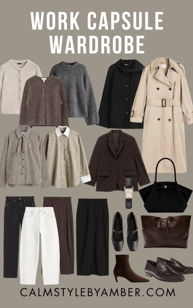 work capsule wardrobe