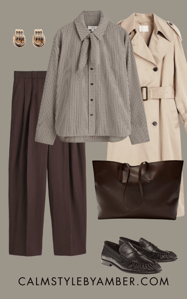 flannel shirt outfit for the office