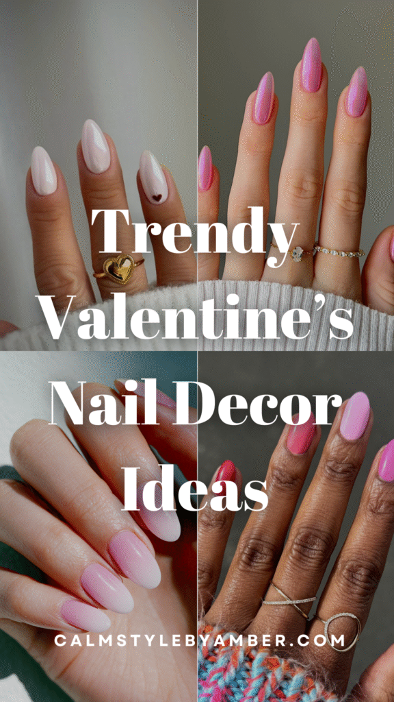 trendy valentine's nail