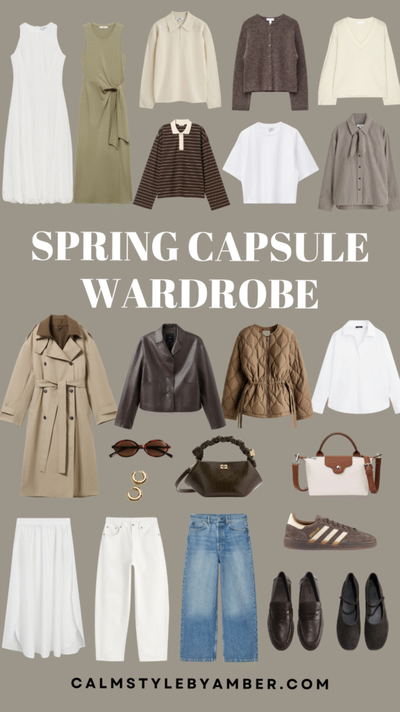 spring capsule wardrobe women