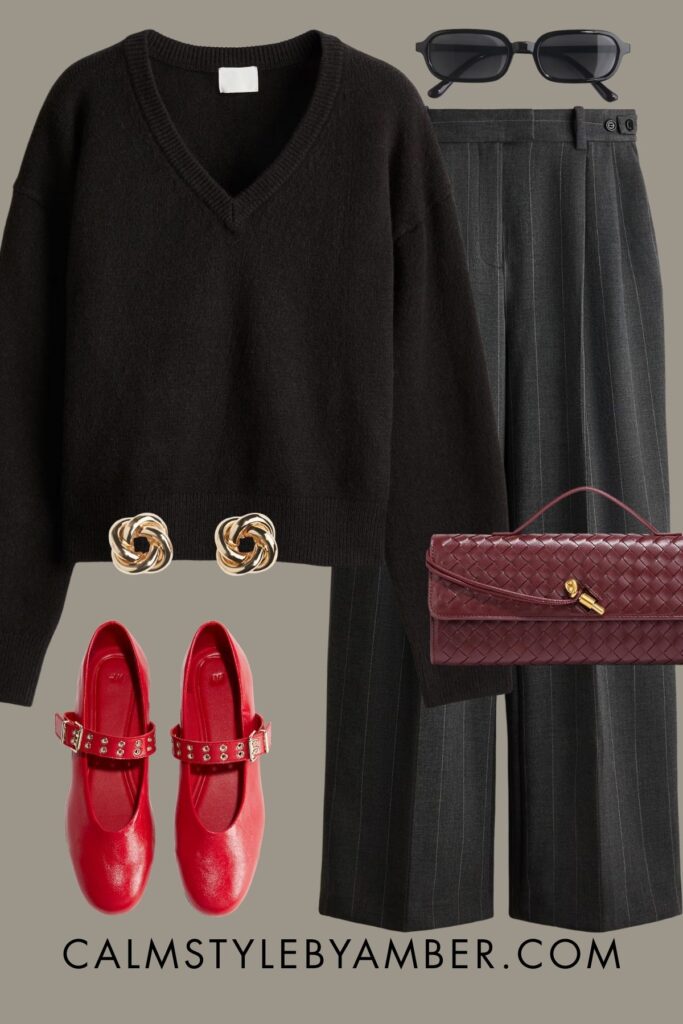 balerina flats outfit