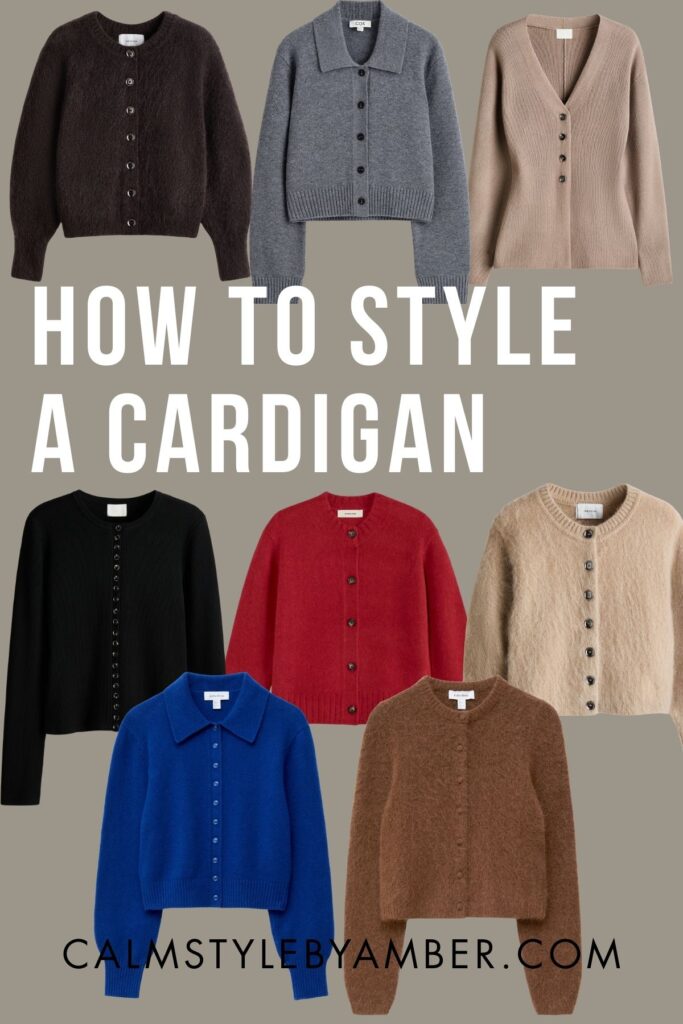 how to style cardigan