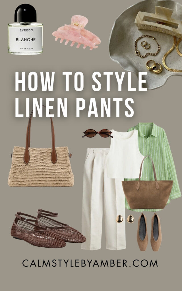 how to style linen pants