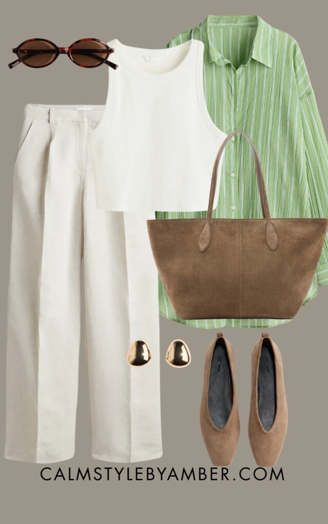 how to wear linen pants