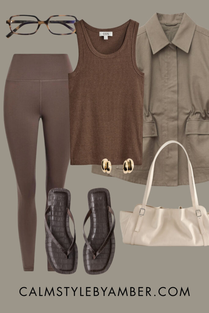 spring leggings outfit