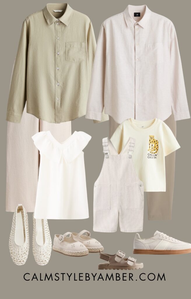 summer family photoshoot outfit ideas