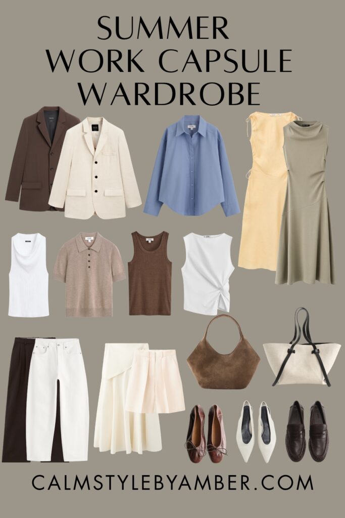 summer work capsule wardrobe