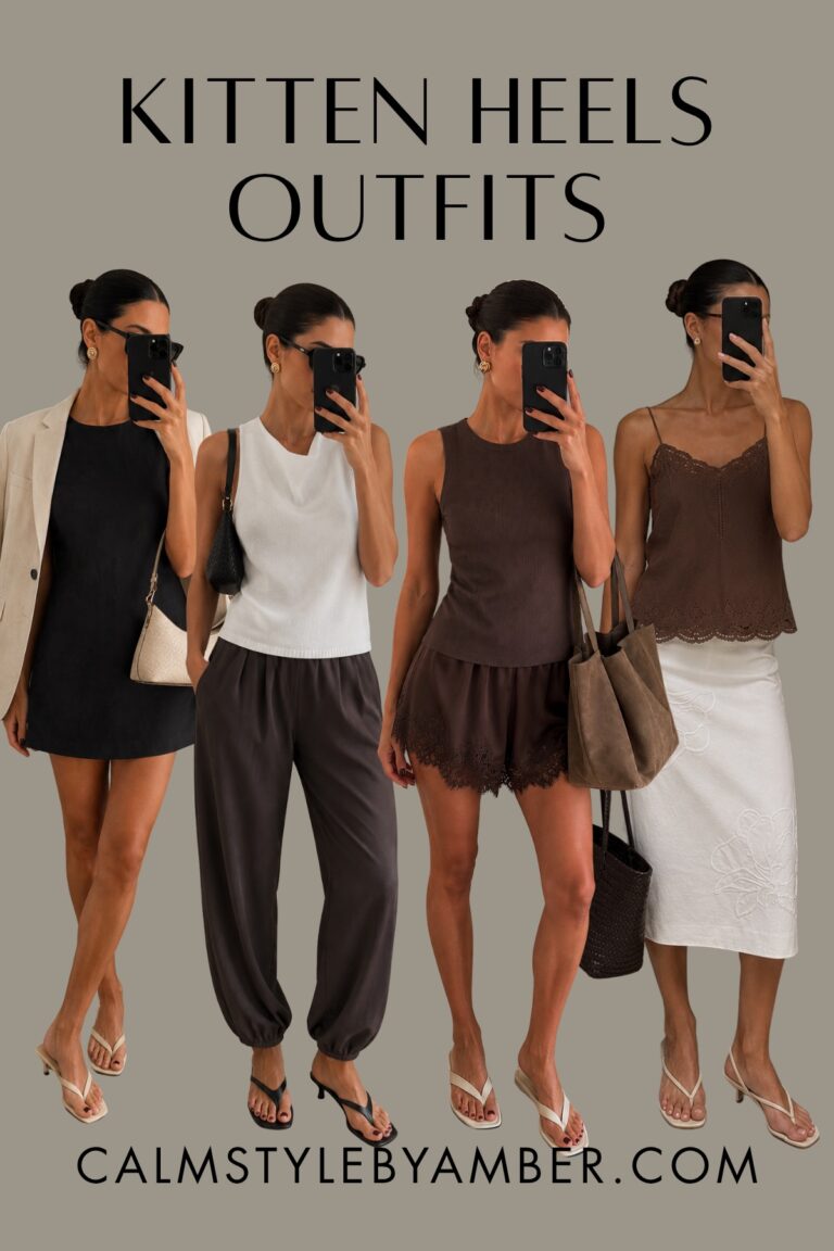 Kitten Heels Outfit Ideas That Actually Work And Look Incredibly Chic