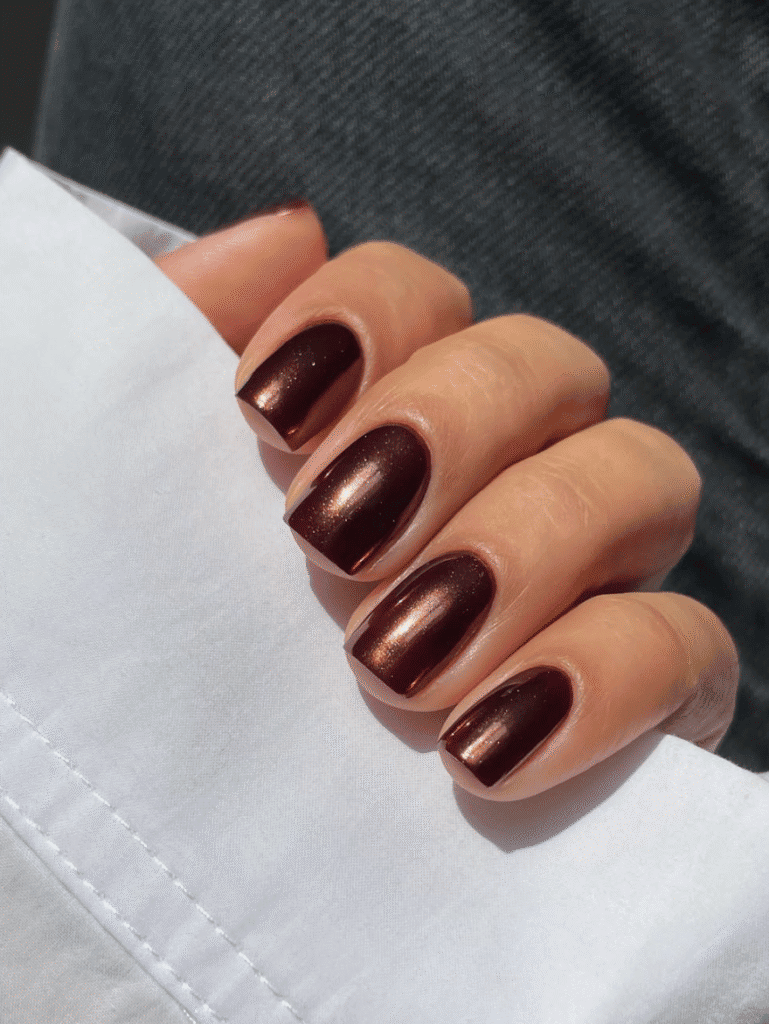 chocolate nails for fall 2026