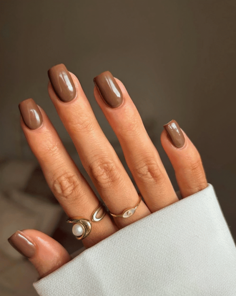 coffee nail colors